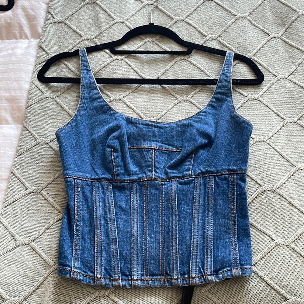 Jean corset t tank
